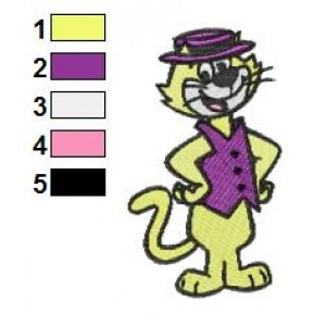Top Cat 01 Embroidery Design